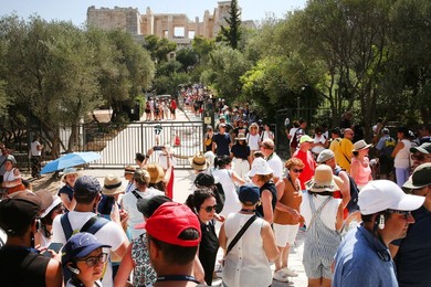 Akropol zamknięty dla turystów. Ludzie mdleli