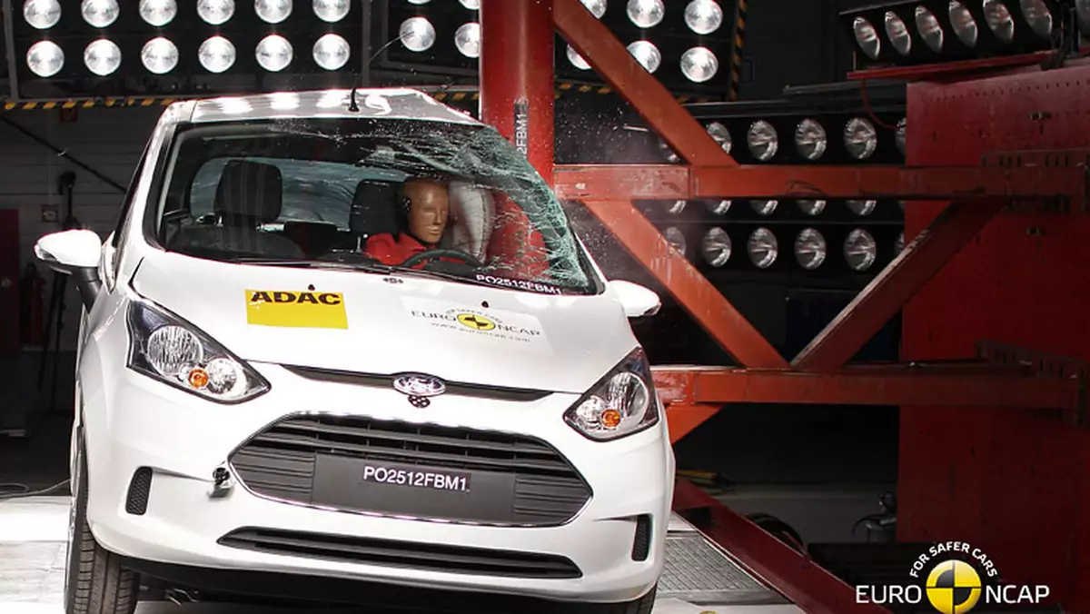 EuroNCAP: dlaczego Ford B-Max zdobył 5 gwiazdek?