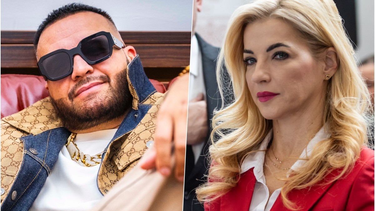 Patrik „Rytmus“ Vrbovský a Martina Šimkovičová.