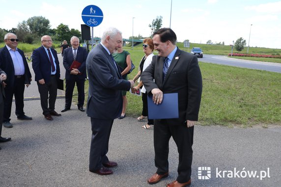 Uroczystość nadania rondu przy ul. Mirowskiej imienia Herberta Hoovera