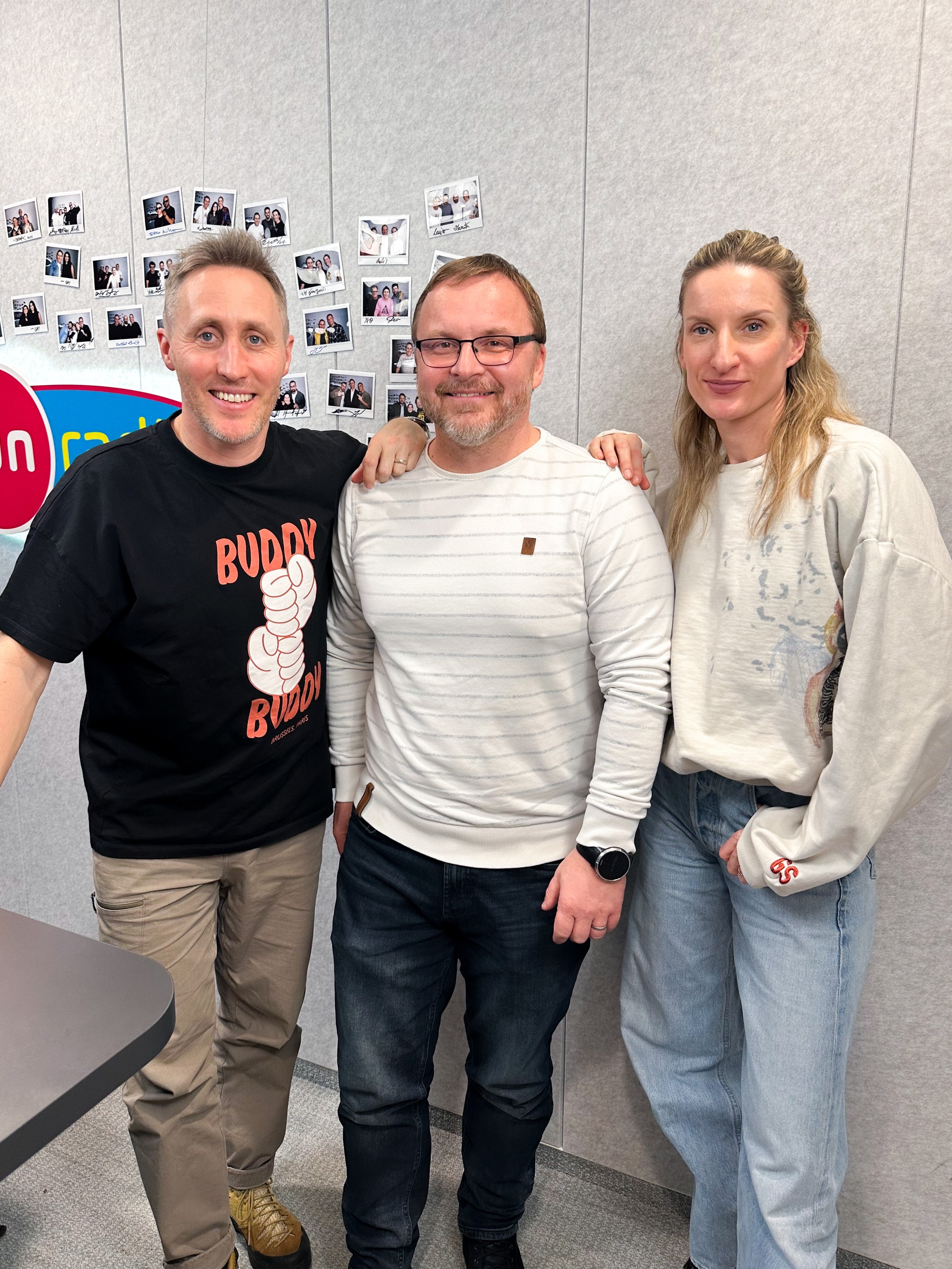 Matej Sajfa Cifra, Paľo Gašpar a Adela Vinczeová.