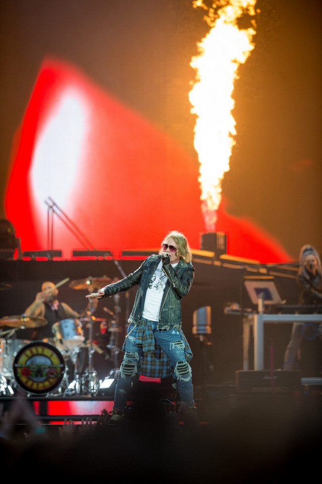 Guns N' Roses na koncercie w Gdańsku