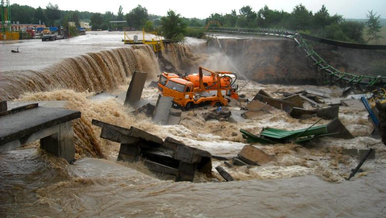 W 2010 r. cyklogeneza nad Morzem Śródziemnym doprowadziła do powodzi w Polsce