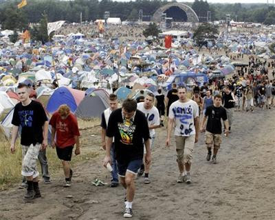 Przystanek Woodstock 2006 (fot. AFP)