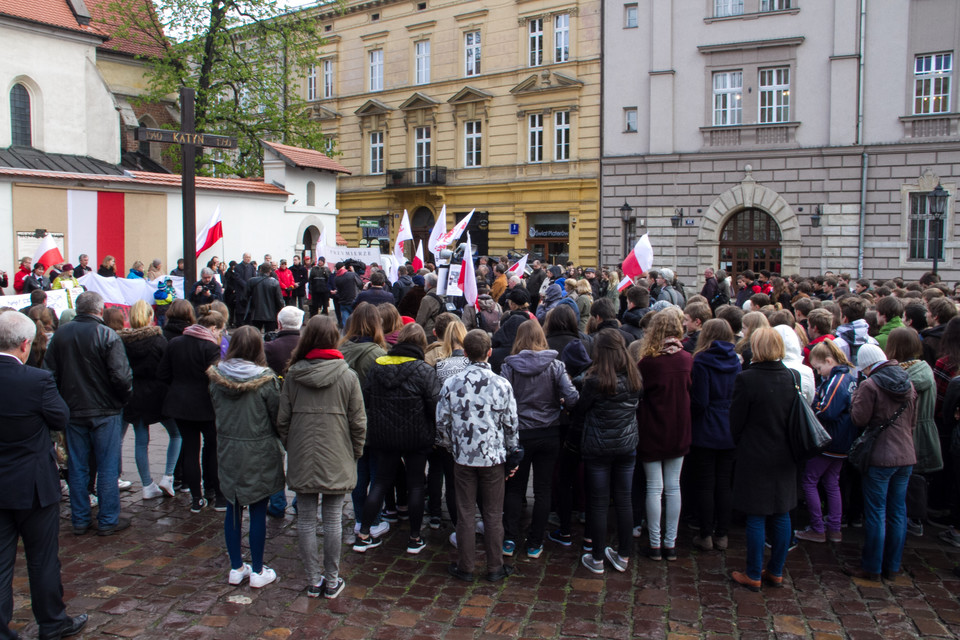 Biało-Czerwony Marsz Pamięci w Krakowie