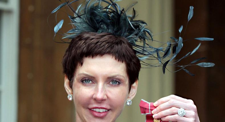 Bet365 CEO Denise Coates collects her CBE at Buckingham Palace in 2012.Getty Images