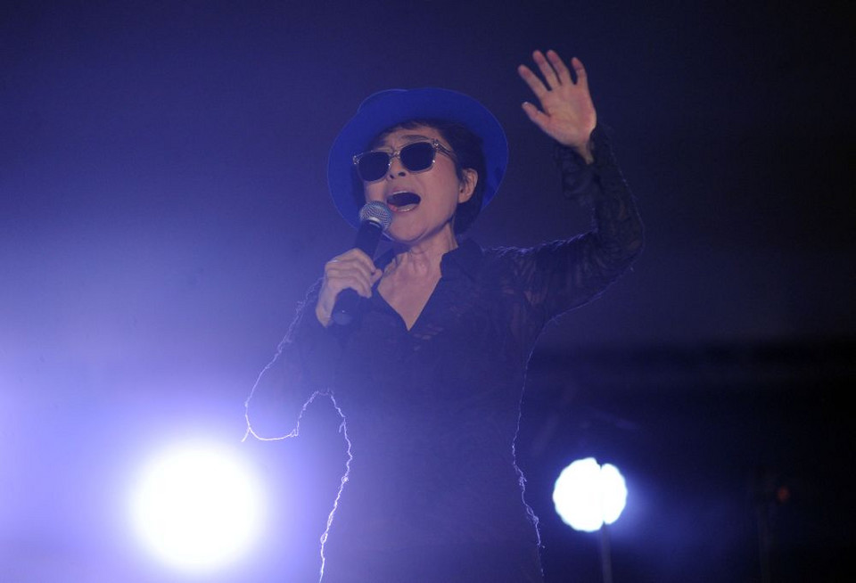 Yoko Ono w Polsce (fot. materiały prasowe festiwalu Transatlantyk Poznań)