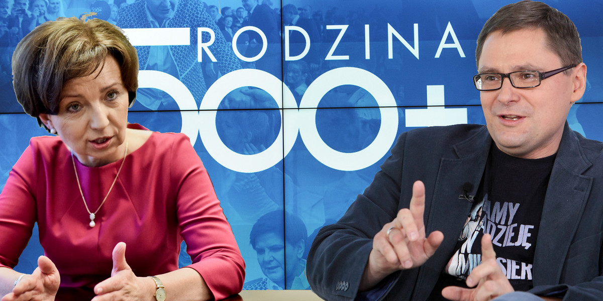 Minister Marlena Maląg i Tomasz Terlikowski.