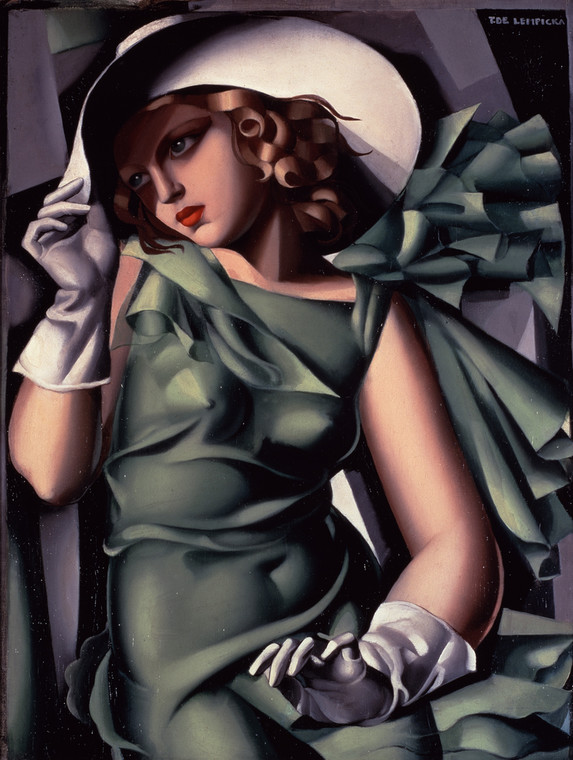 Tamara Łempicka, "Dziewczyna w zieleni" (1927-1930) 