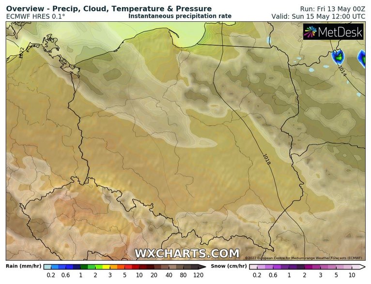 Niedziela na ogół będzie pogodna