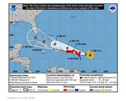 Huragan Irma zagraża rynkowi kontraktów na sok pomarańczowy