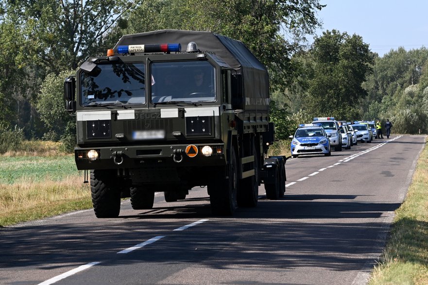 Krzywowierzba-Kolonia, miejsce upadku rosyjskiego drona