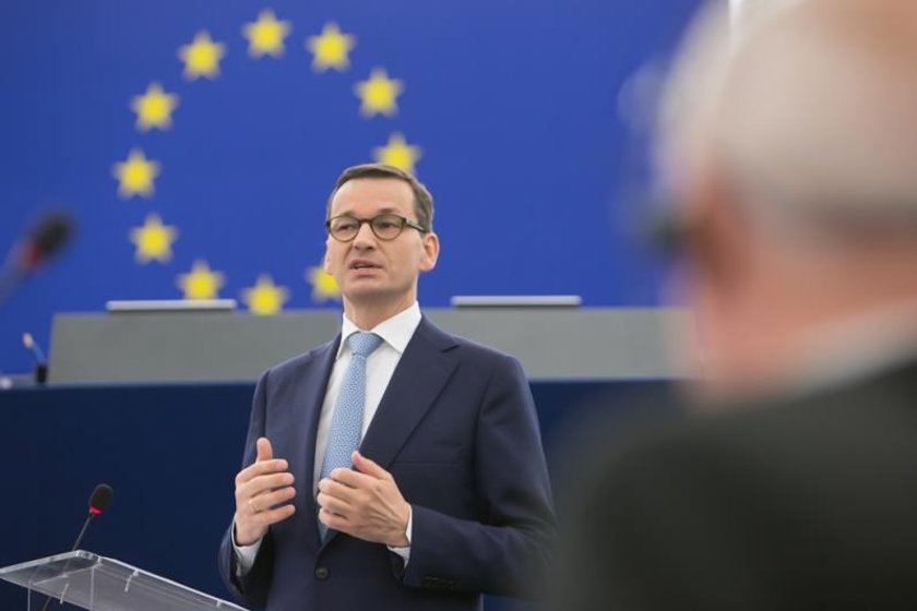 Morawiecki w Strasburgu.