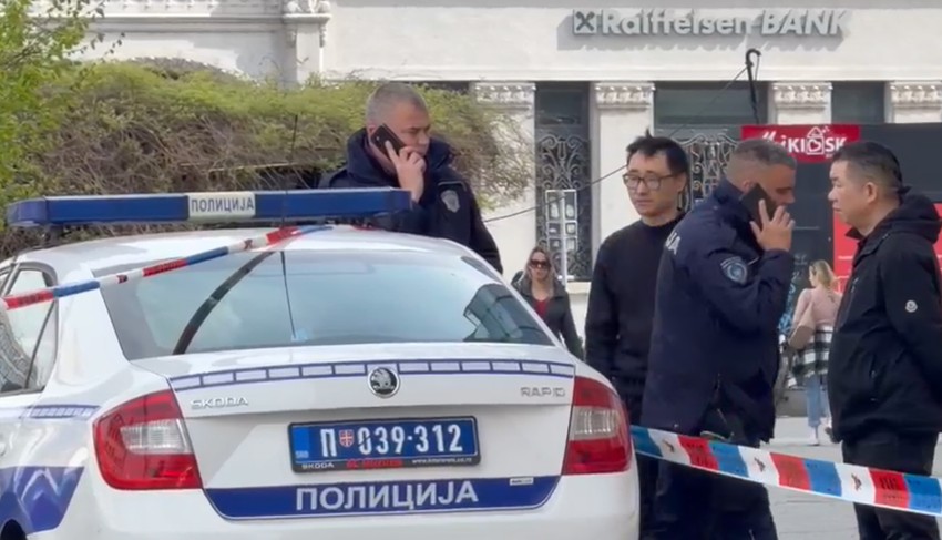 Pala skela u Novom Sadu