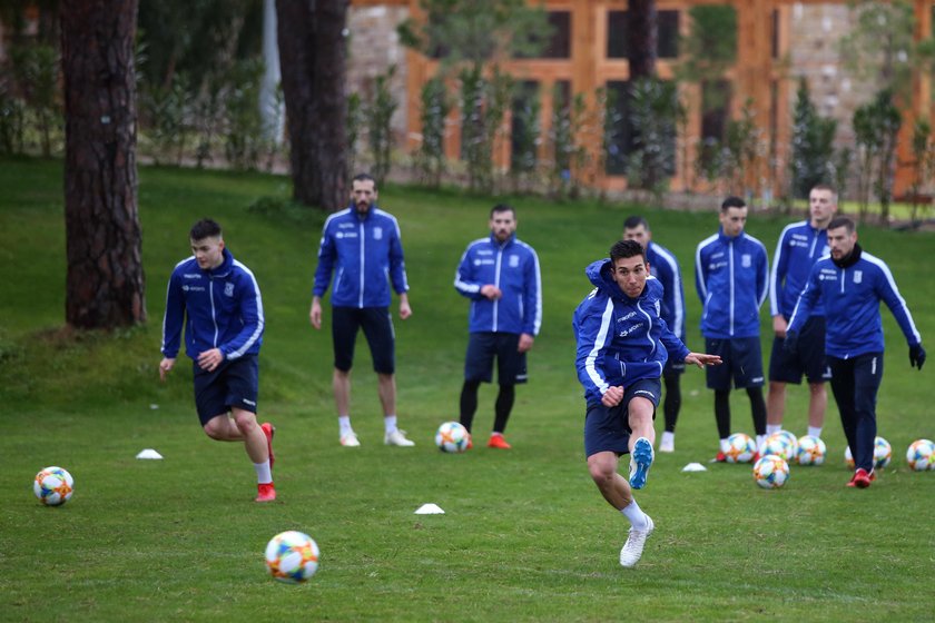 Pilka nozna. Ekstraklasa. Lech Poznan. Zgrupowanie w Turcji. Trening. 21.01.2019