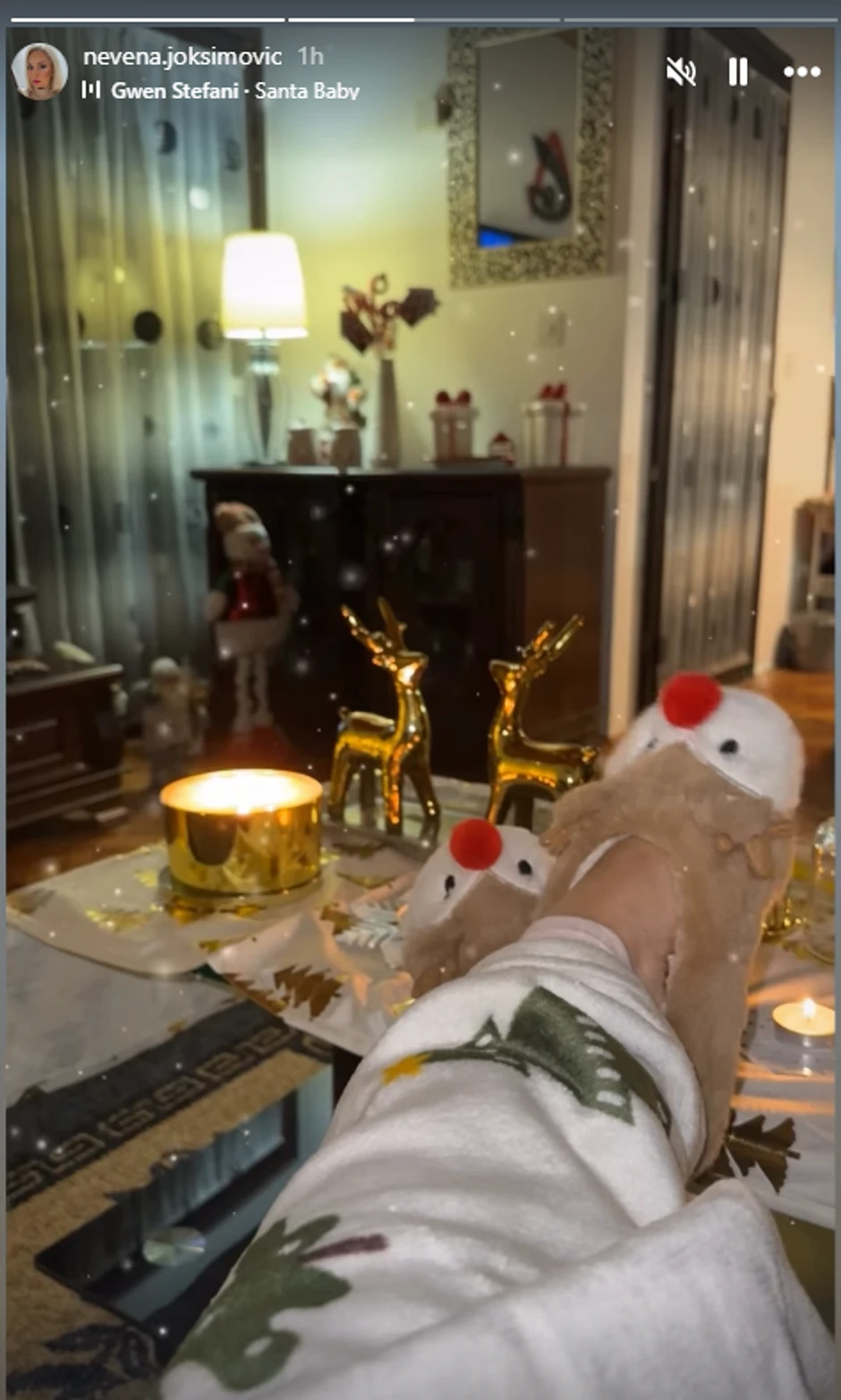 Nevena Joksimović okitila kuću za praznike