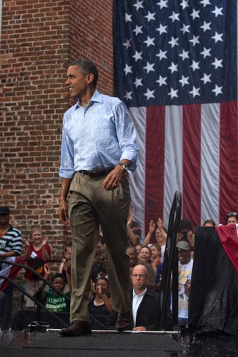 Wystąpienie Baracka Obamy w Glen Allen w Virginii