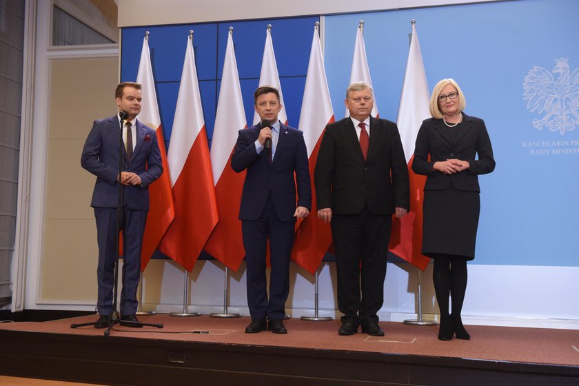 Rafał Bochenek, Michał Dworczyk, Marek Suski, i Joanna Kopcińska