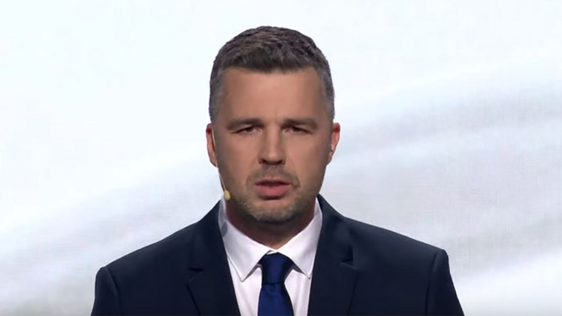 Prowadzący Michał Rachoń z TVP 