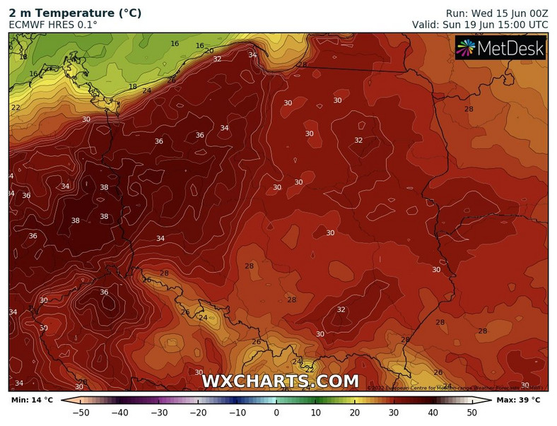 W niedzielę słupki rtęci mogą przekroczyć 35 st. C!