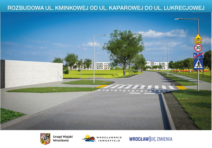 Przebudowa ulicy Kminkowej ma zakończyć się w tym roku