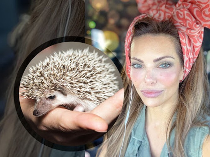 Nikolina Pišek i njen ljubimac 