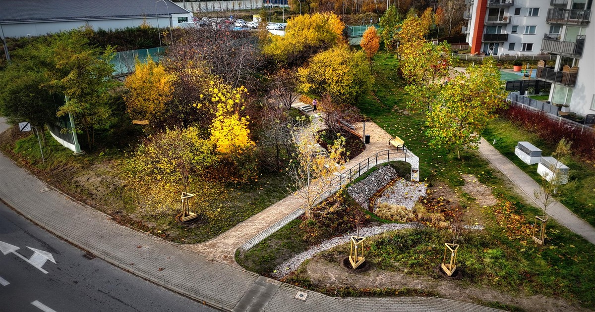 Można wypoczywać! Park kieszonkowy w Jasieniu