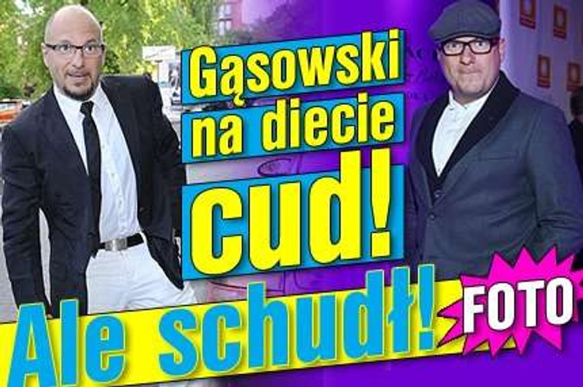 Gąsowski na diecie cud! Ale schudł! FOTO