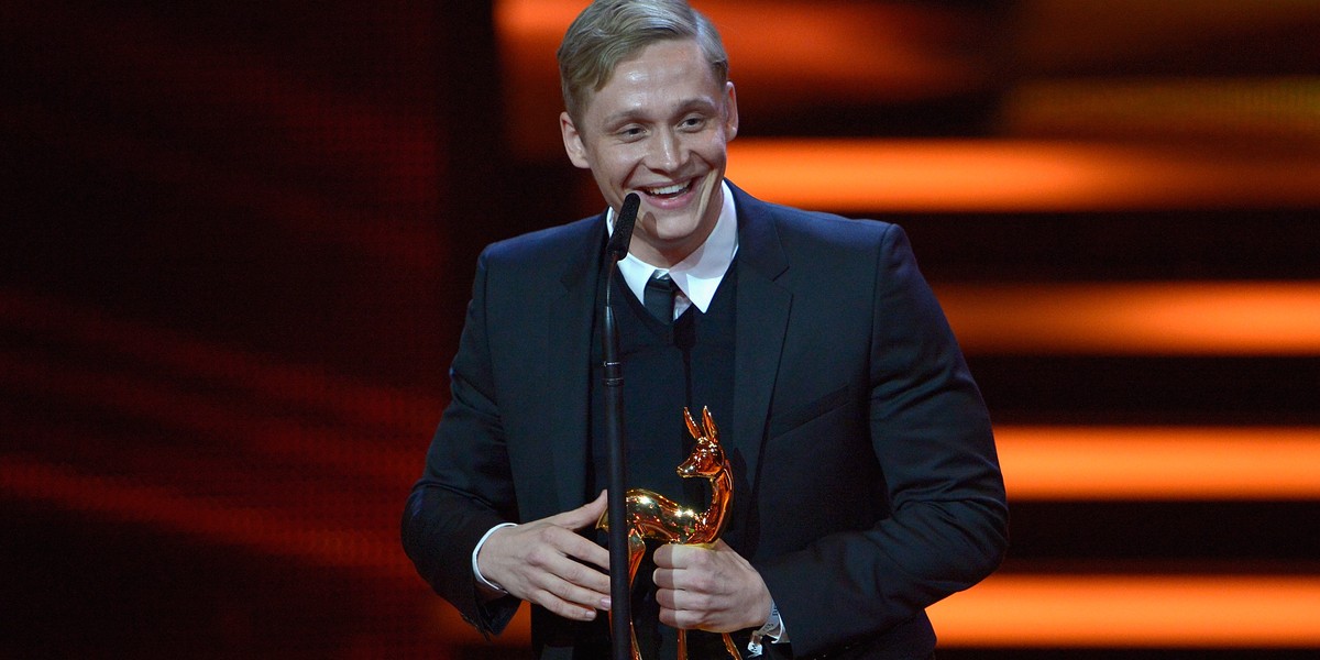 Matthias Schweighöfer odbiera nagrodę Bambi Award