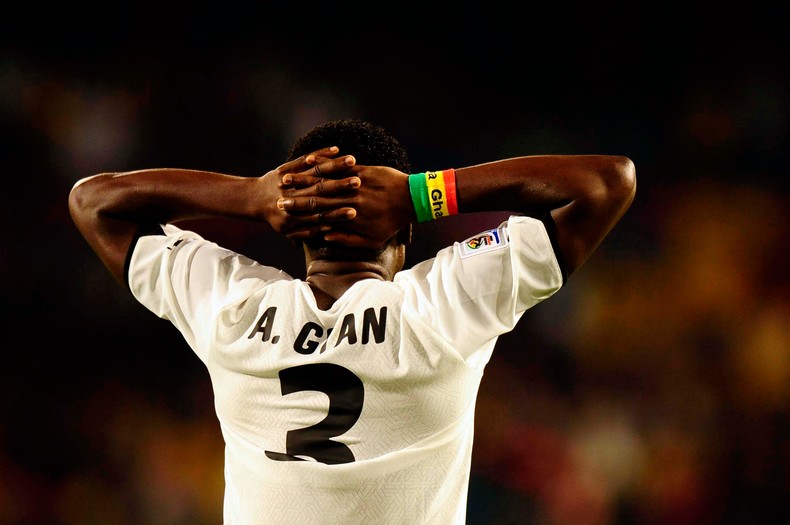 Asamoah Gyan boasts a phenomenal scoring record for his country
