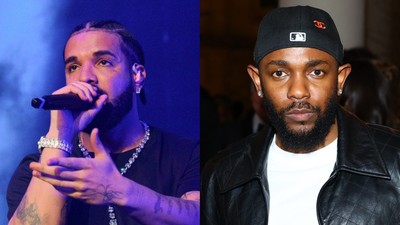 Drake and Kendrick Lamar.Prince Williams / Wireimage / Arturo Holmes / MG23 / Getty Images for The Met Museum / Vogue