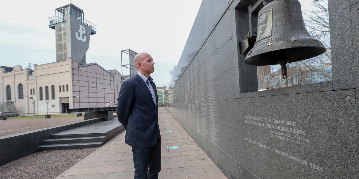 Henning Berg w Muzeum Powstania Warszawskiego