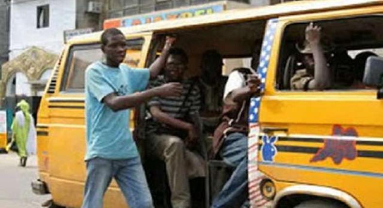 A typical Lagos Danfo bus