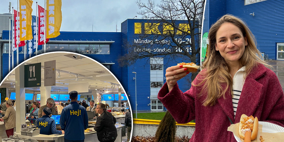 Zjadłam hot dog w szwedzkiej Ikei.