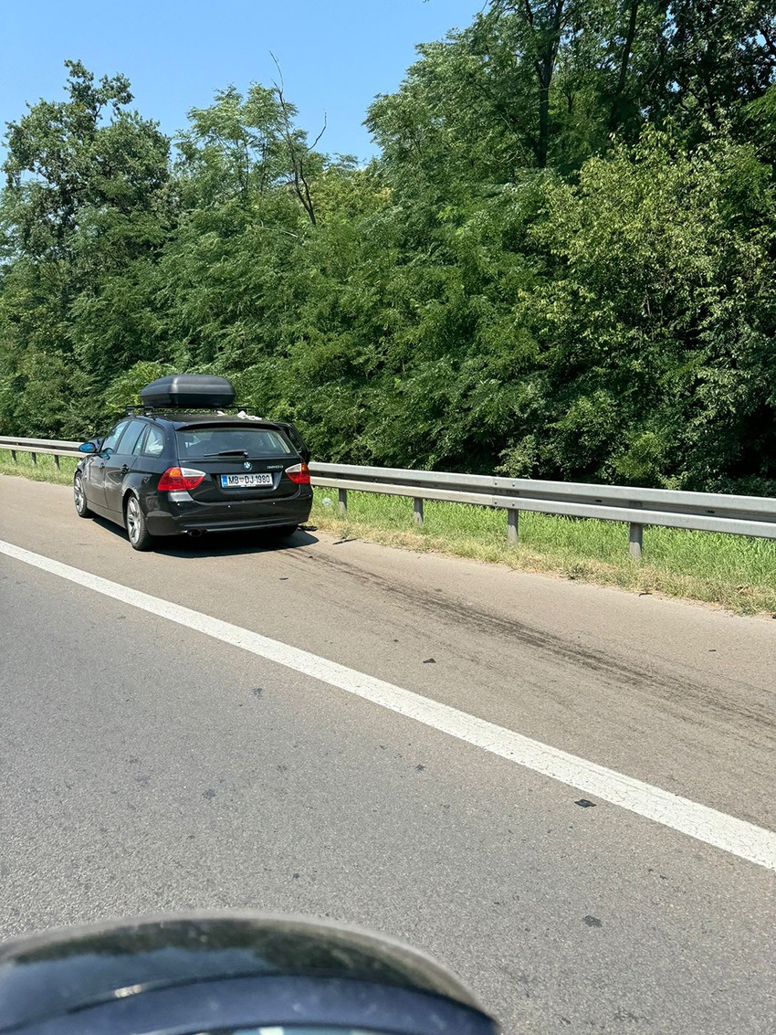 Nesreća na autoputu u Beogradu