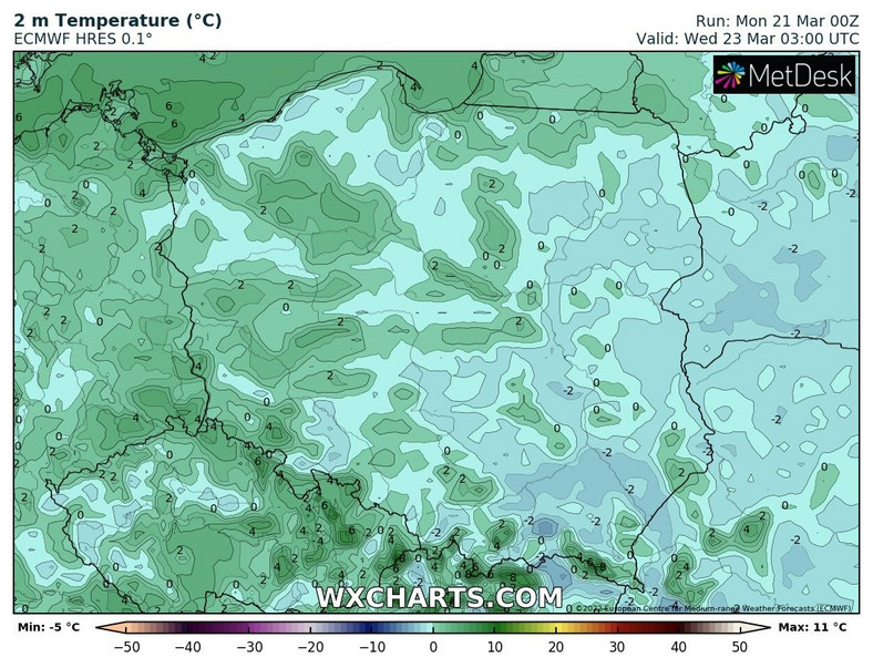 W nocy czekają nas kolejne przymrozki