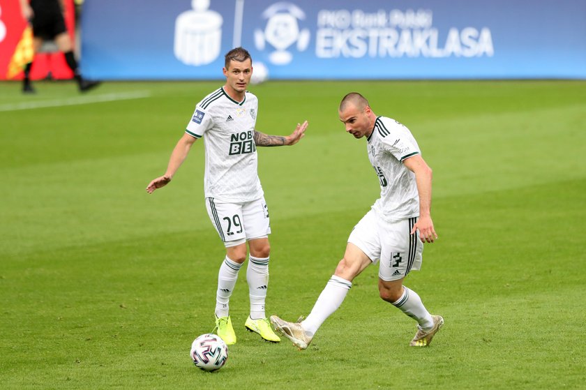 Pilka nozna. PKO Ekstraklasa. Legia Warszawa - Slask Wroclaw. 21.06.2020