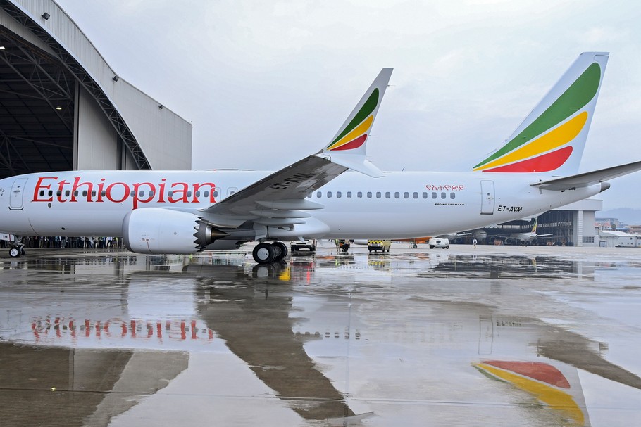 Boeing 737 MAX 8 należący do Ethiopian Airlines. Identyczny rozbił się 10 marca