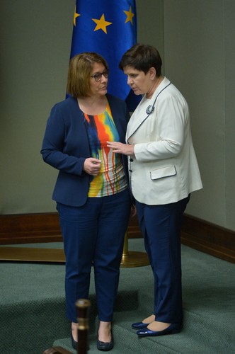 Beata Mazurek i Beata Szydło
