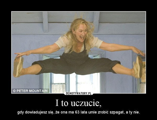 Meryl Streep w "Mamma Mia", fot. demotywatory.pl