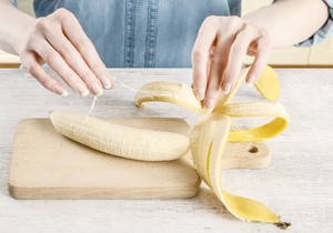 Floemski snopići (konci) pokazuju da li je banana zrela