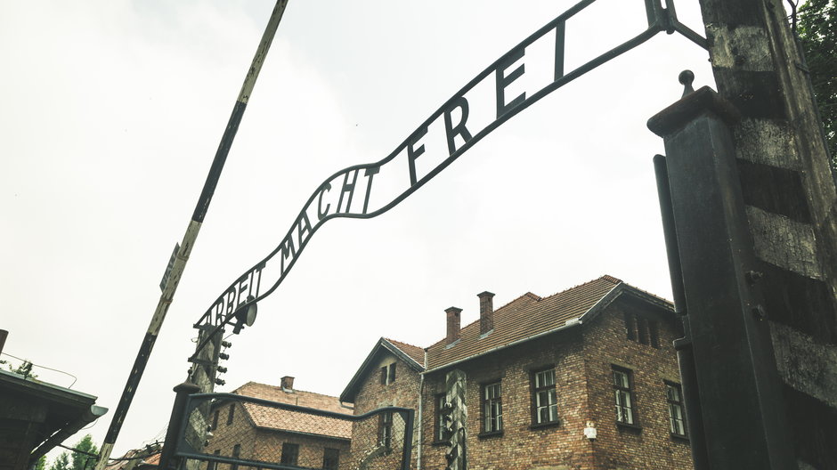 Brama obozu koncentracyjnego Auschwitz-Birkenau