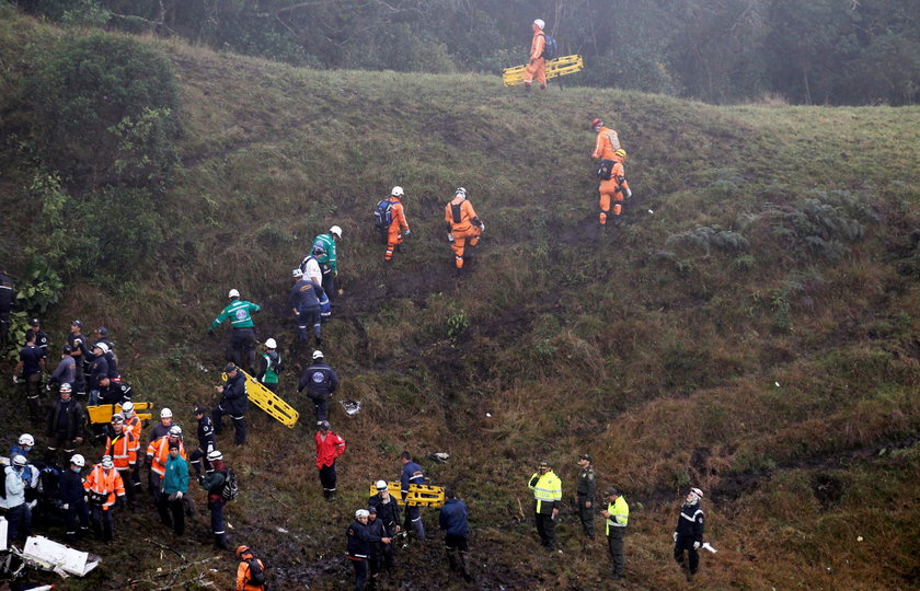 Katastrofa lotnicza w Medellin. Zginęli piłkarze