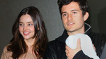 Miranda Kerr i Orlando Bloom z synem na lotnisku w Nowym Jorku