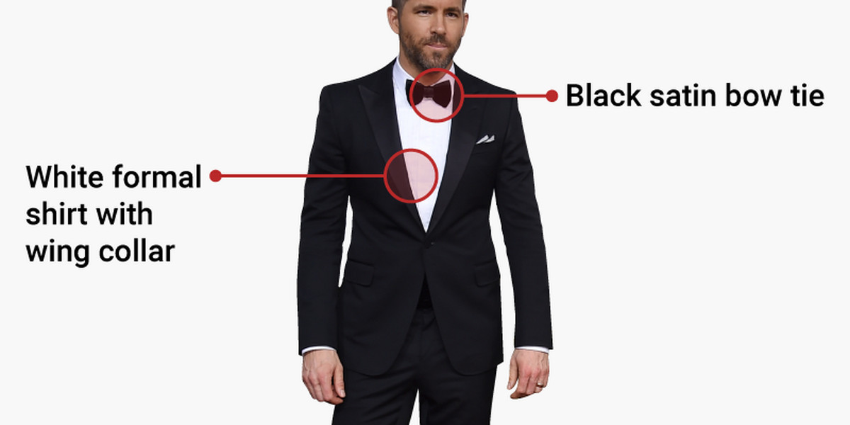 This is the only correct way for men to dress for a black tie event like the Oscars