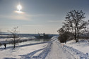 Słoneczny zimowy poranek w Lublinie