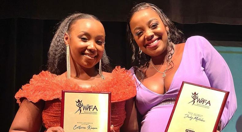 Kate Actress, Jackie Matubia win big at Women in Film Awards 2022