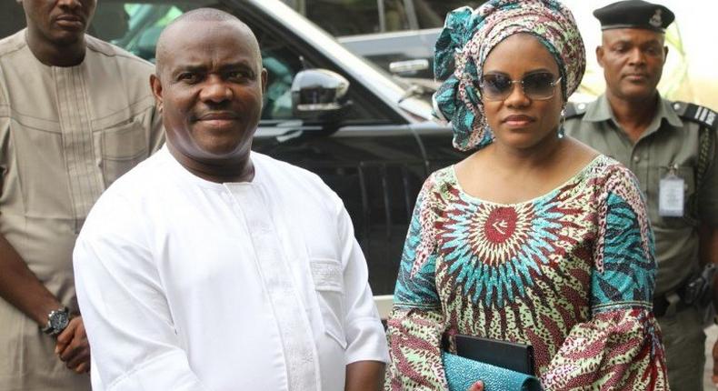 Gov. Wike and wife, Eberechi Wike