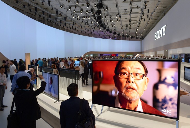 Telewizory Sony prezentowane na targach elektroniki IFA w Berlinie <br><br>for. EPA/RAINER JENSEN Dostawca: PAP/EPA.