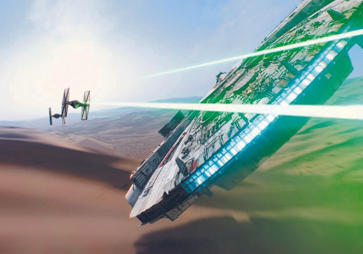 Premiera: <b>25 grudnia</b><br>
Reż.<b> J.J. Abrams</b><br>
Podczas ubiegłorocznych świąt do kin przy- ciągała widzów trzecia część „Hobbita”. Tym razem Tolkienowski świat zastąpi siódma część gwiezdnej epopei. W roli Hana Solo wiecznie żywy Harrison Ford. Podobno aktor przygotowuje się też do zdjęć do kolejnej, piątej już części „Indiany Jonesa”.
<br> <br>fot. Disney